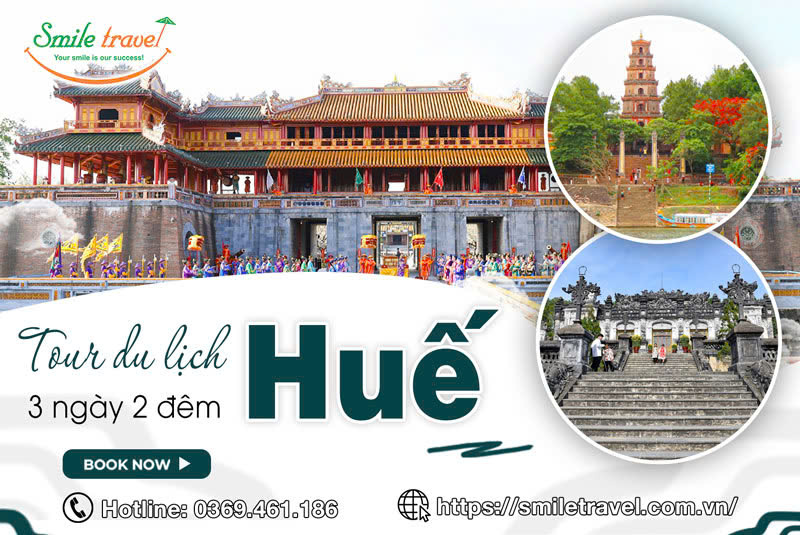 Tour du lịch Huế 3 ngày 2 đêm lịch trình độc đáo