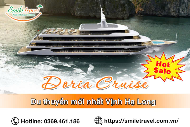 Tour du thuyền Doria Cruise 5 sao Hạ Long - Lan Hạ