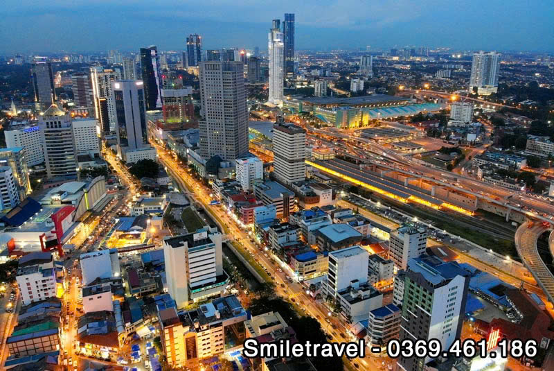 Du lịch thánh phố Johor Bahru. Malaysia