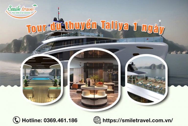 Tour du thuyền Taliya Cruise du lịch Hạ Long trong ngày siêu hấp dẫn