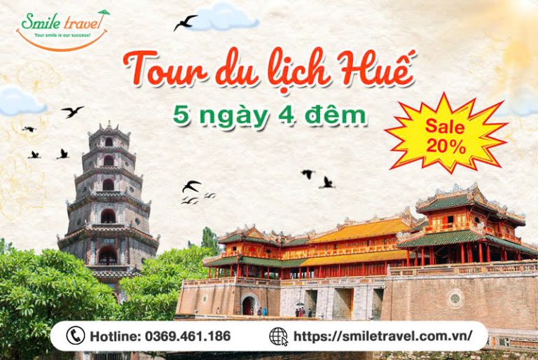 Tour du lịch Huế - Lăng Cô - Bạch Mã 5 ngày 4 đêm