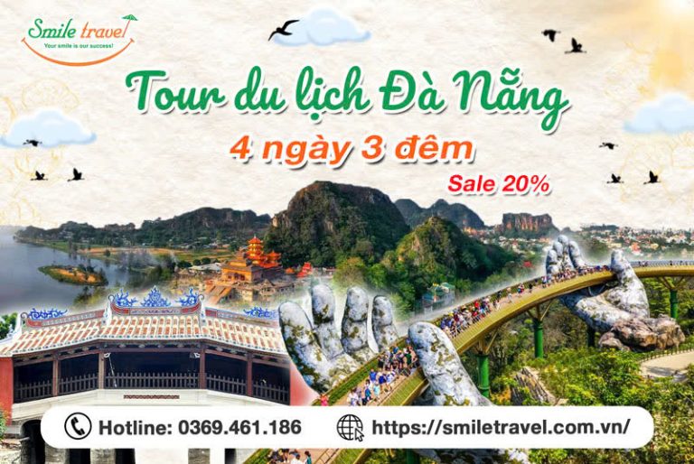 Tour Đà Nẵng 4 ngày 3 đêm: Sơn Trà - Hội An - Bà Nà Hills- Thánh địa Mỹ Sơn