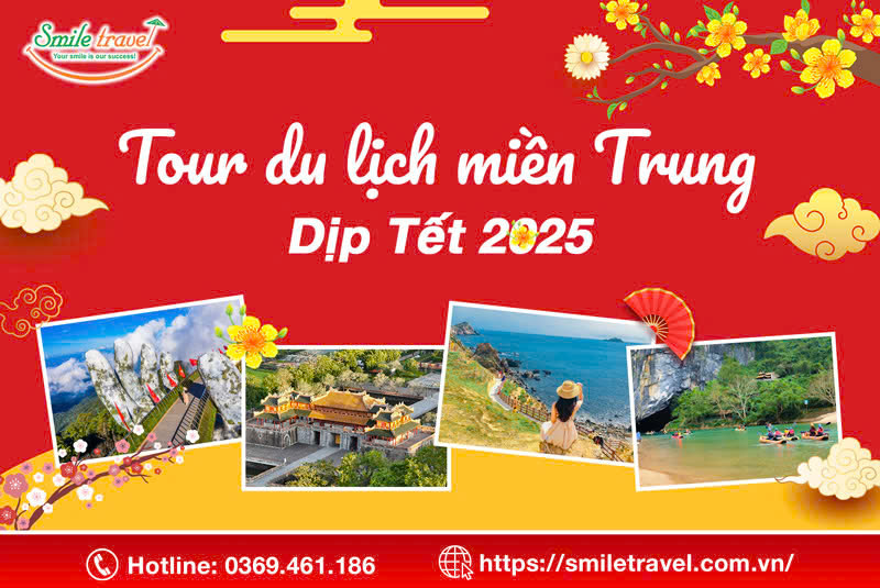 Tour du lịch miền Trung tết 2025 khuyến mại cực hot