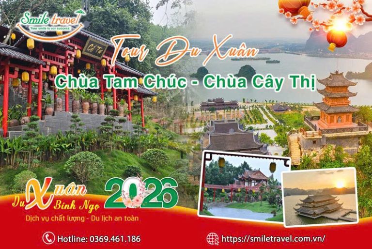 Tour Chùa Tam Chúc Chùa Cây Thị 1 ngày tìm về miền an yên