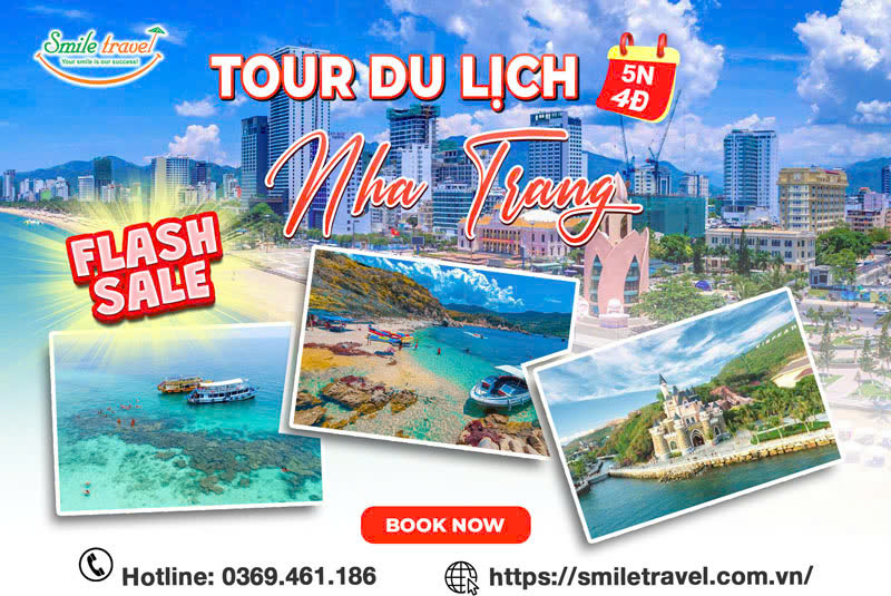 Tour Nha Trang 5 ngày 4 đêm chất lượng cao