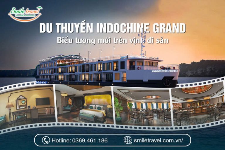 Du thuyền Indochine Grand - biểu tượng mới trên vịnh di sản