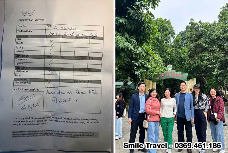 Đoàn giáo viên trường đại học Báo Chí đánh giá chất lượng tour Ninh Bình của Smile Travel
