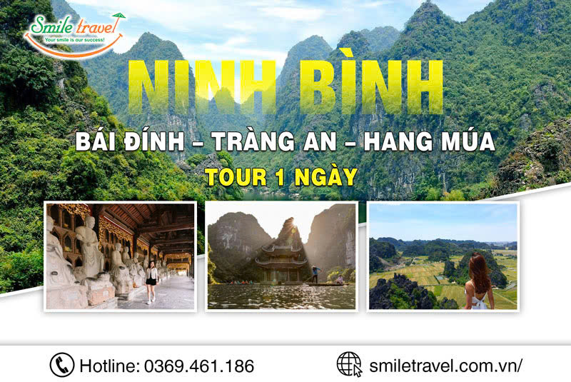 Tour Bái Đính – Tràng An – Hang Múa 1 ngày
