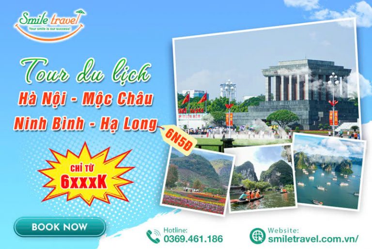 Tour Hà Nội - Mộc Châu - Ninh Bình - Hạ Long 6 ngày 5 đêm