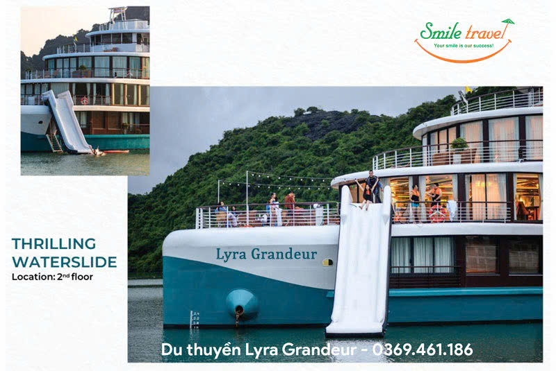 Du thuyền Lyra Grnadeur 5 sao Lan Hạ