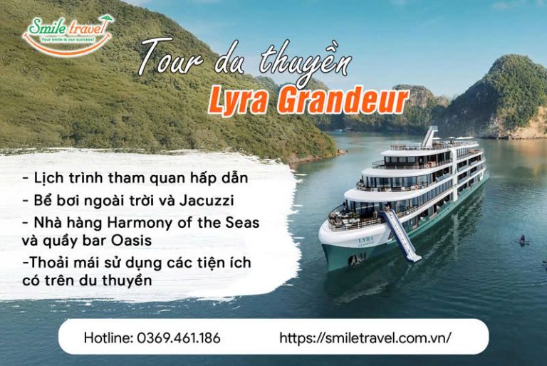 Du thuyền Lyra Grandeur biểu tượng mới trên vịnh Lan Hạ