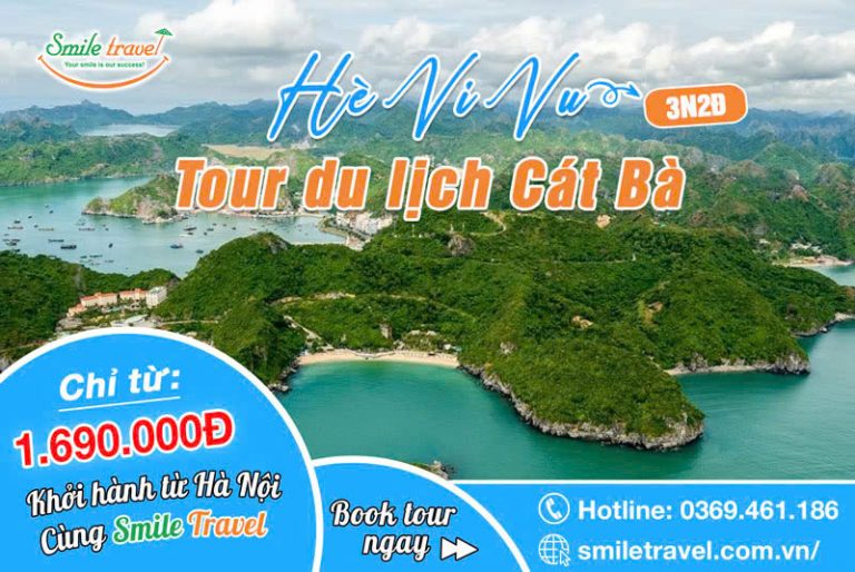 Tour đảo Cát Bà Vịnh Lan Hạ 3 ngày 2 đêm siêu hấp dẫn mới