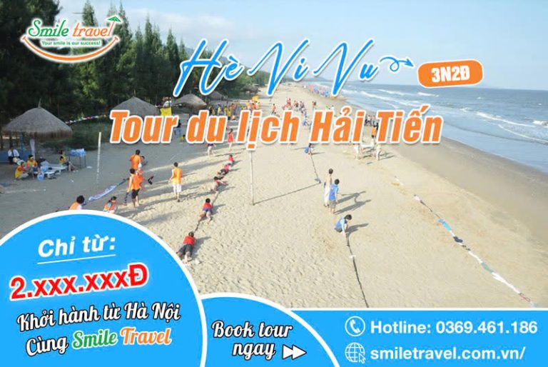 Tour du lịch biển Hải Tiến 3 ngày 2 đêm có teambuilding, gala dinner