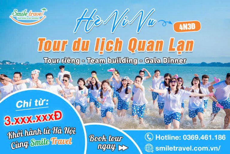Tour du lịch đảo Quan Lạn 4 ngày 3 đêm | Tour riêng có teambuilding