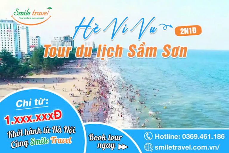Tour du lịch Sầm Sơn 2 ngày 1 đêm | Tour riêng đón tận nơi