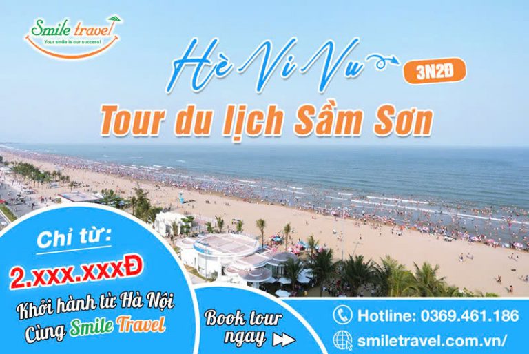 Tour Sầm Sơn 3 ngày 2 đêm kết hợp teambuilding