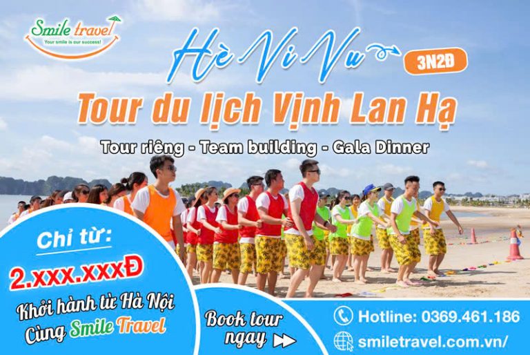 Tour du lịch Vịnh Lan Hạ 3 ngày 2 đêm nghỉ dưỡng sang trọng