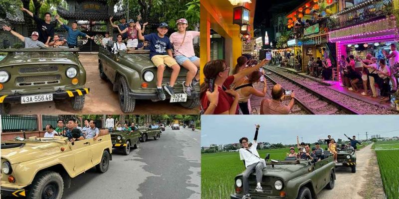 Tour xe Jeep Hà Nội mới lạ, độc đáo