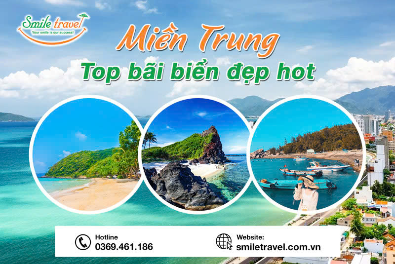 Top bãi biển miền Trung đẹp " hớp hồn" du khách
