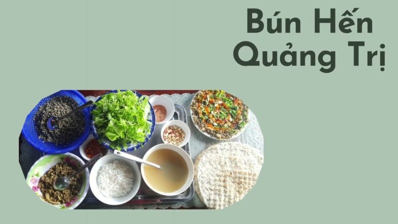 Bún Hến Quảng Trị thơm ngon lạ miệng