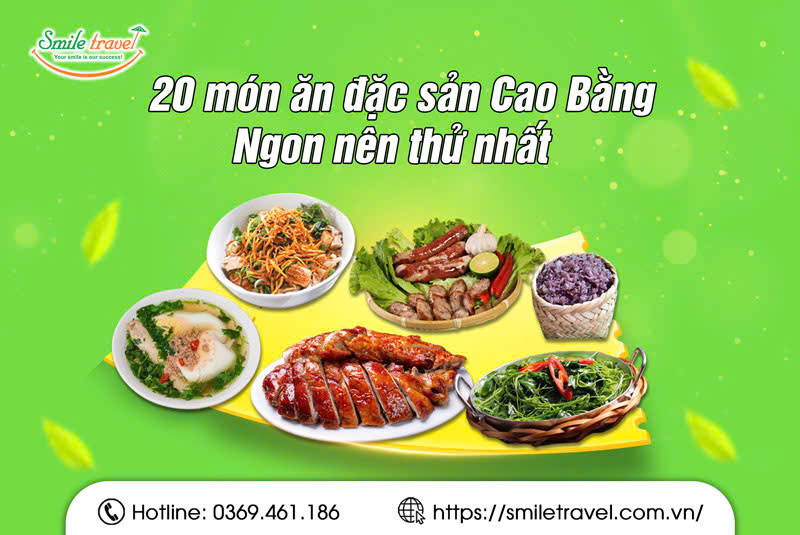 Tổng hợp 20 món ăn đặc sản Cao Bằng ngon nên thử nhất