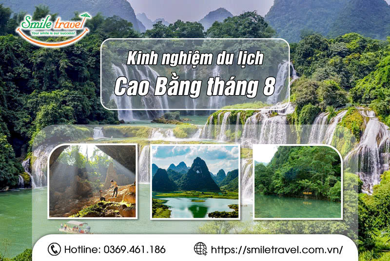 Review du lịch Cao Bằng tháng 8 sắc xanh mùa nước lên