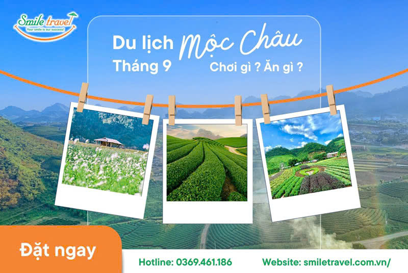 Kinh nghiệm trọn bộ: Du lịch Mộc Châu tháng 9 mùa thu