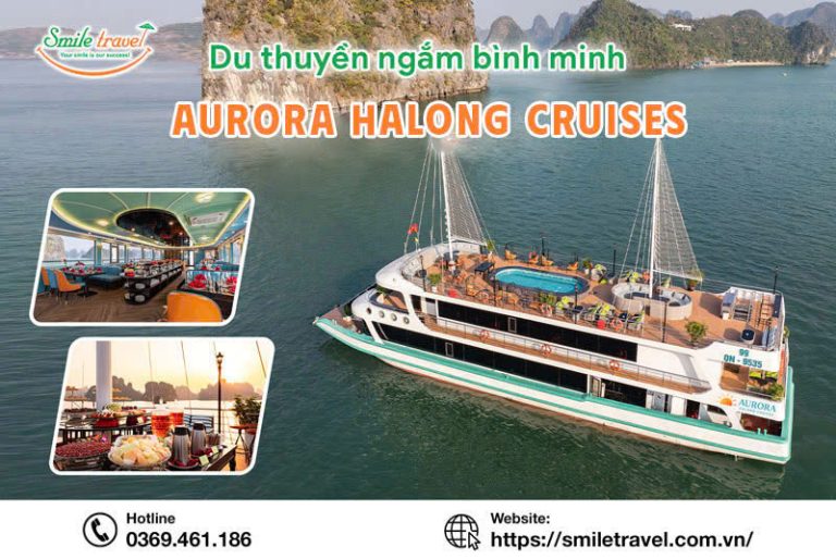 Tour du thuyền Aurora Hạ Long cruises đón bình minh