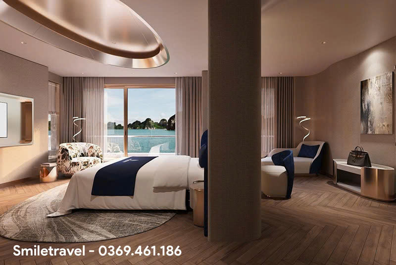 Phòng nghỉ sang trọng view hướng biển 