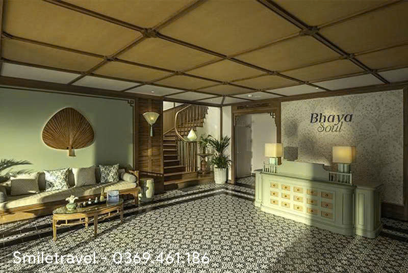 Sảnh lễ tân mang đậm tính nghệ thuật 