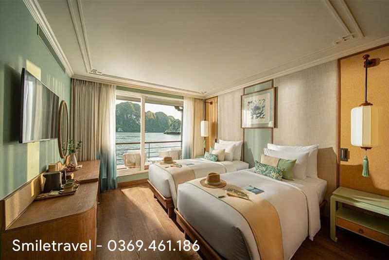 Phòng nghỉ tiêu chuẩn không gian ấm cúng tiện nghi 