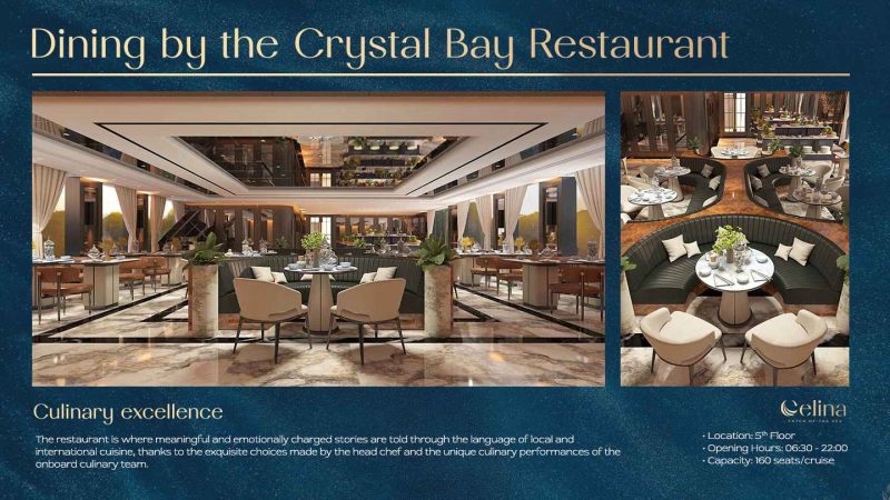 Nhà hàng cao cấp trên du thuyền Celina Of The Seas Cruise