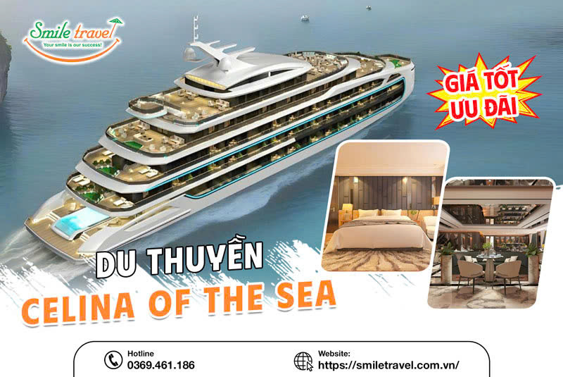 Khám Phá Du Thuyền Celina Of The Seas – Biểu Tượng Mới Của Vịnh Lan Hạ
