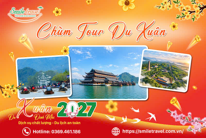 Chùm tour du xuân 1 ngày tết Đinh Mùi 2027