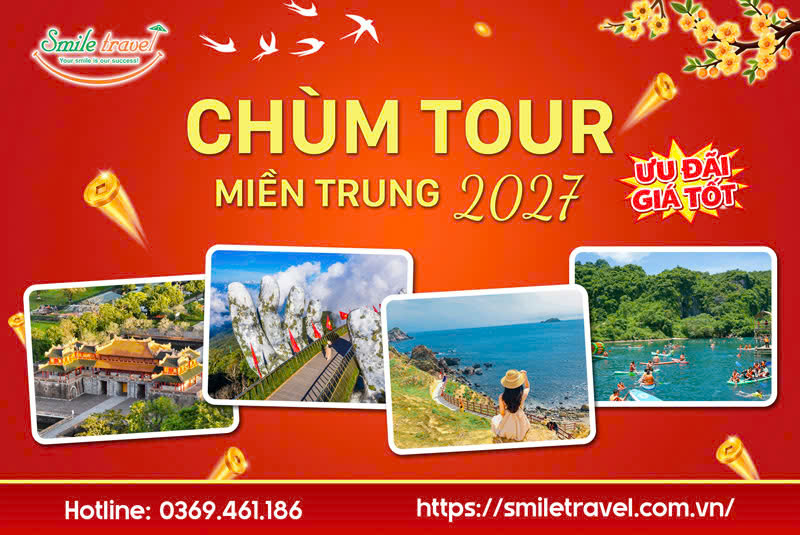 Chùm tour du lịch miền Trung tết 2027 ngập tràn lựa chọn