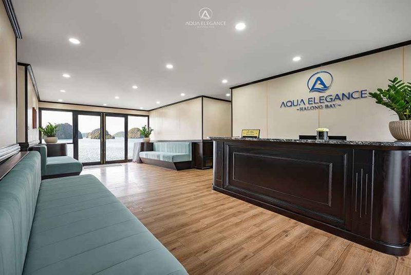 Sảnh lễ tân rộng thoáng 