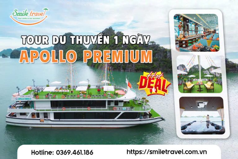 Tour du thuyền Apollo Premium Cruise 1 ngày