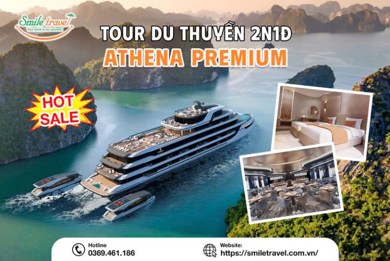 Tour du thuyền Athena Premium 2 ngày 1 đêm