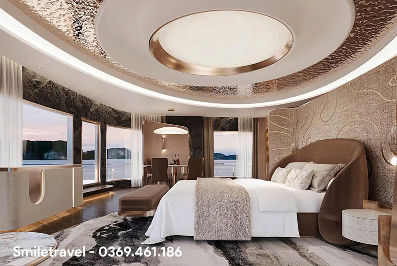 Phòng nghỉ sang trọng view hướng biển