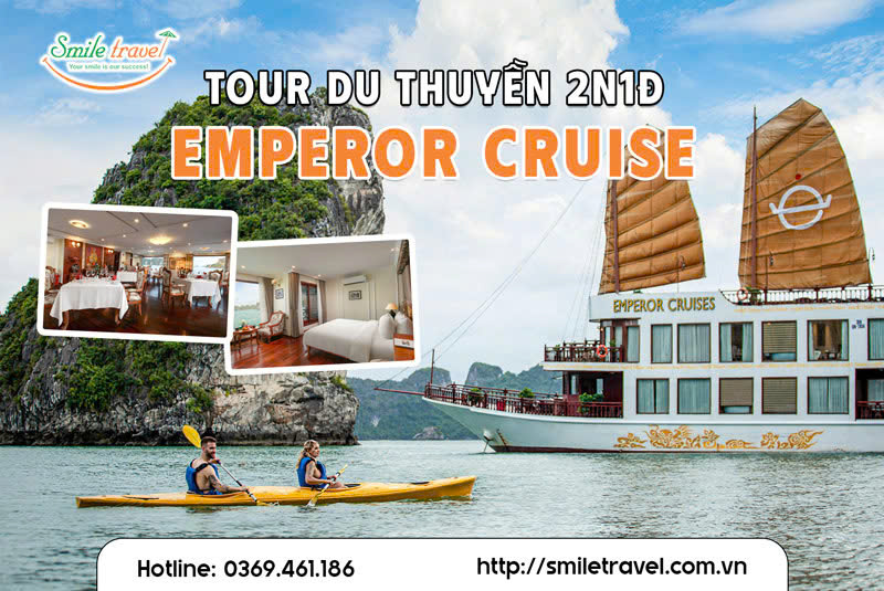 Tour du thuyền Emperor Cruises 2 ngày 1 đêm