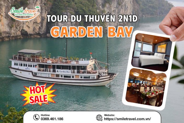 Tour du thuyền Garden Bay 2 ngày 1 đêm