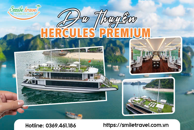 Du thuyền Hercules Premium Cruise 1 ngày