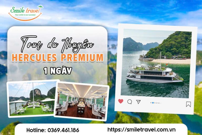 Tour du thuyền Hercules Premium Cruise 1 ngày