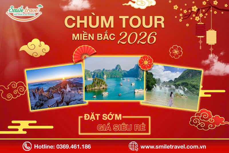 Tour du lịch miền Bắc tết 2026 khuyến mại hấp dẫn