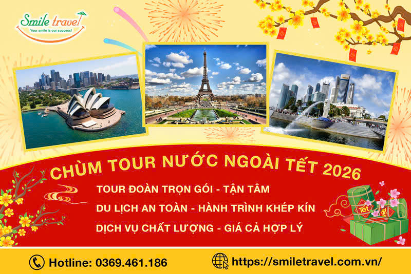 Tour nước ngoài Tết - tour du lịch nước ngoài giá rẻ
