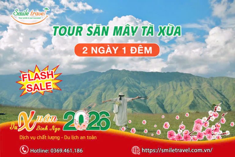 Tour Tà Xùa 2 ngày 1 đêm tết 2026