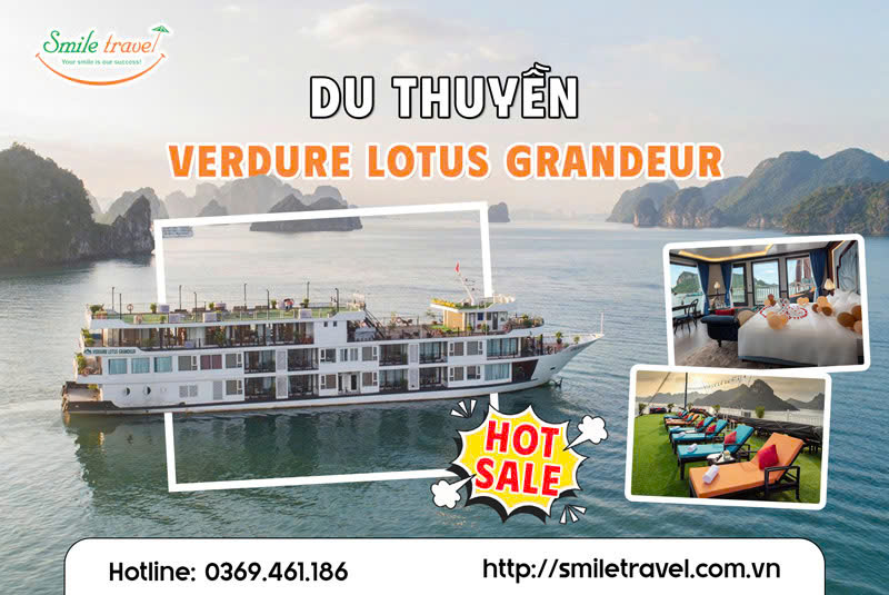 Du thuyền Verdure Lotus Grandeur du lịch giá tốt