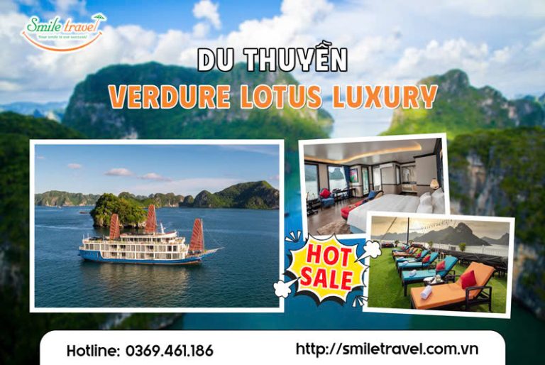 Verdure Lotus Luxury cruise du thuyền 5 sao giá tốt