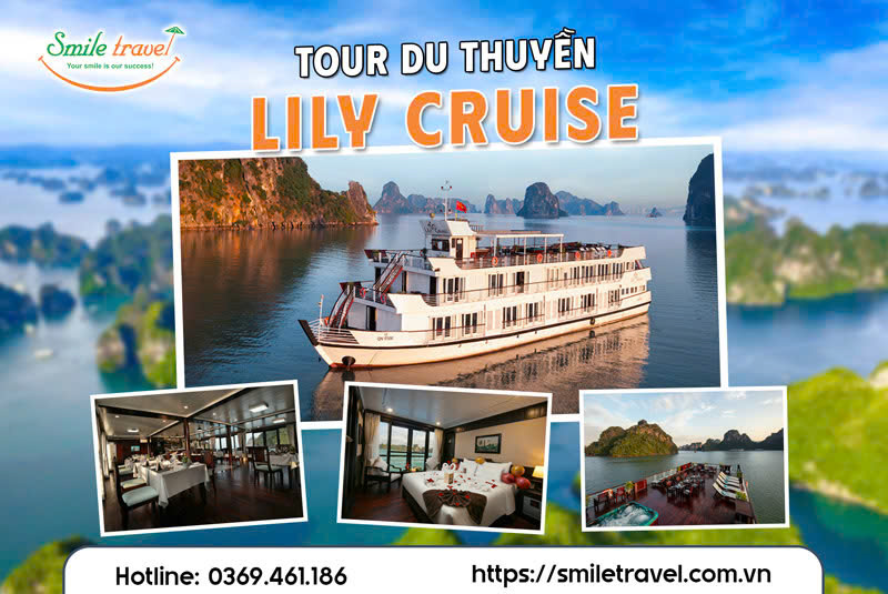 Du thuyền Lily Cruise - top du thuyền 4 sao