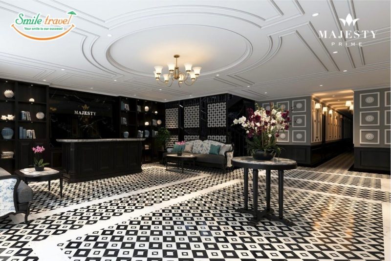 Sảnh đón khách rộng rãi, sang trọng 